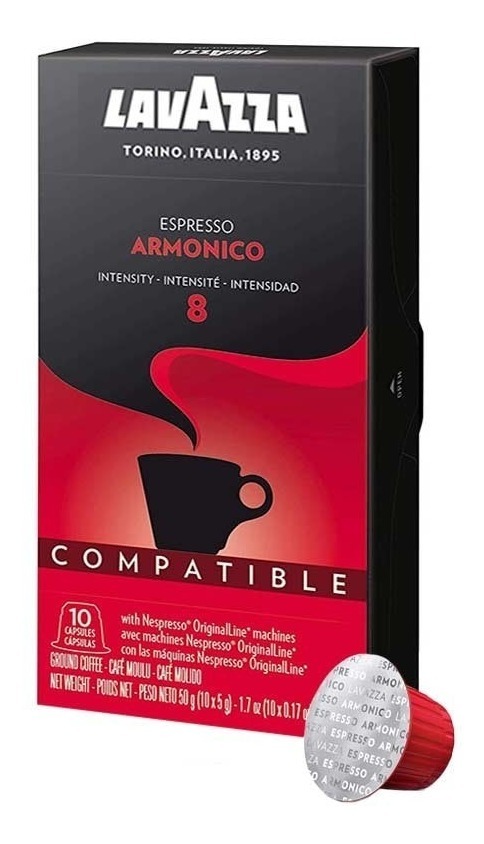 100 Cápsulas Nespresso Lavazza - Cafeteros Chile