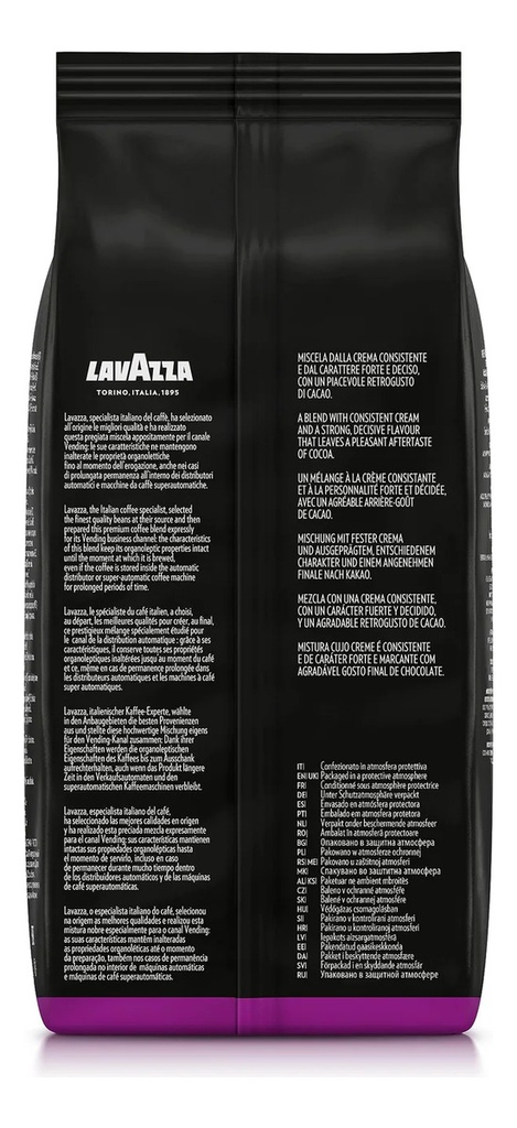Pack 3 Lavazza Gusto Forte En Grano 1 Kilo 100% Robusta
