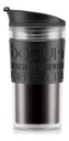 Mug Viaje Térmico Bodum Doble Pared Plástico 350cc Negro