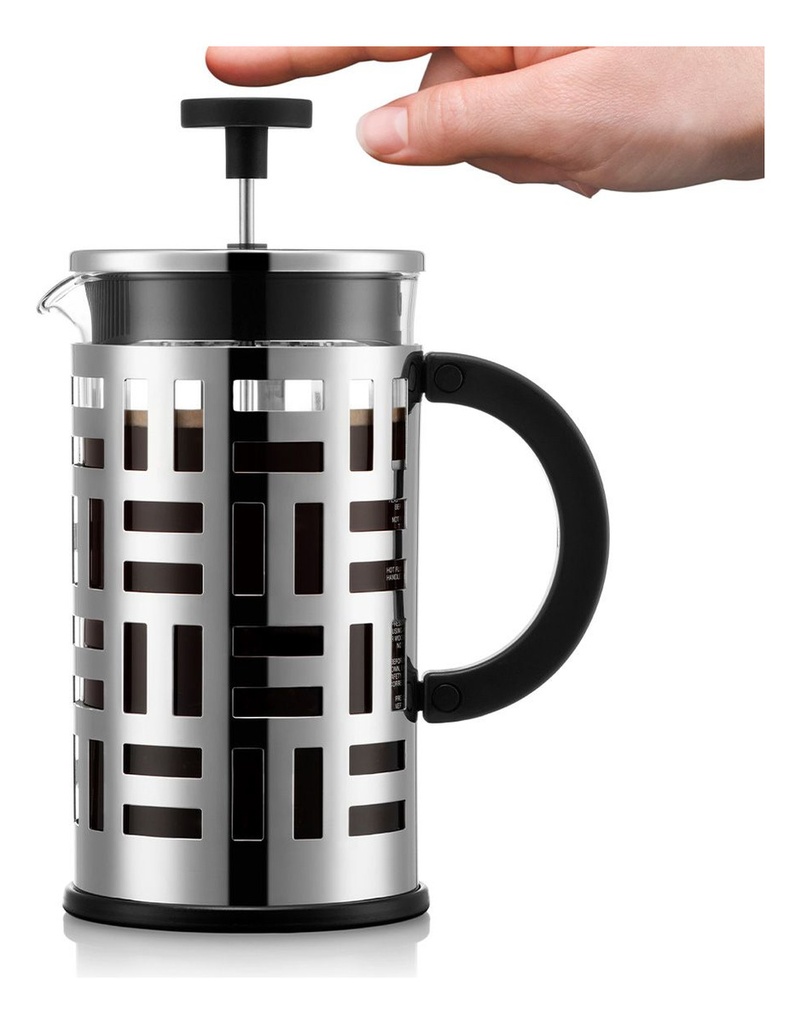 Cafetera Francesa Bodum Eileen 1 Lt Cromada Borosilicato