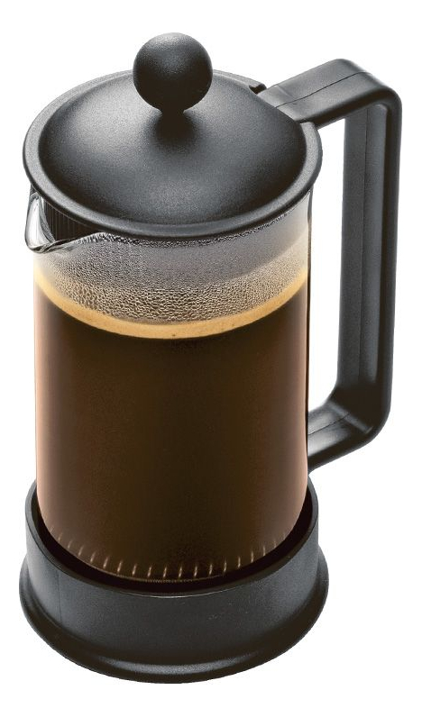 Cafetera Bodum Brazil 1543 Negra Prensa Francesa