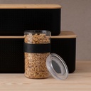 2x Frasco Plástico Almacenamiento Bodum 1 Lt Presso Tapa