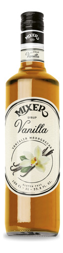 Syrup/jarabe MIXER Italiano Vainilla 1lt Vidrio Gourmet