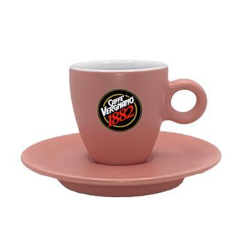 [TA0079] Taza Espresso Vergnano Porcelana Rossa