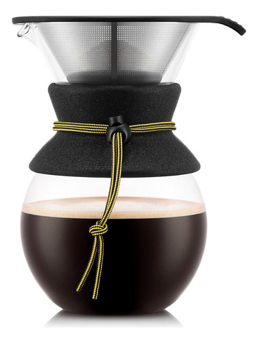 [TA0116] Cafetera Filtro Chemex Bodum Pour Over Negra 1 Lt Amarilla