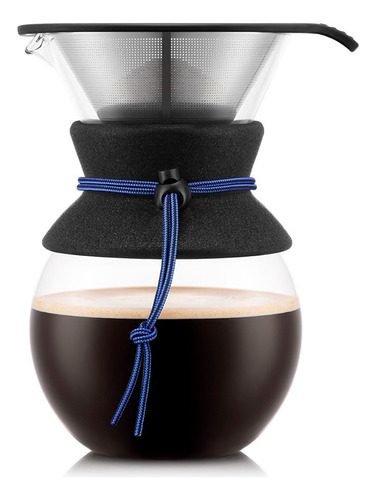 [TA0119] Cafetera Filtro Chemex Bodum Pour Over Negra 1 Lt Azul