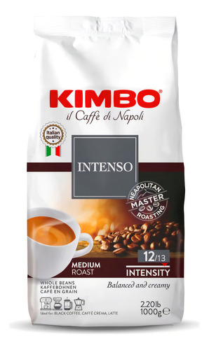 [CA0281] Café Grano Kimbo Espresso Intenso 1kg 40% Arábic 60% Robusta