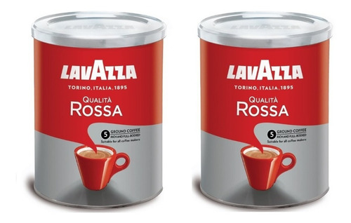 [CA0052] 2x Café Lavazza Qualitá Rossa 250g